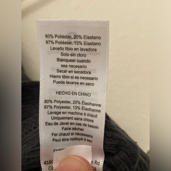 LuLaRoe Rise Invincible Sports Bra - dark heather grey, sz S. - Picture 9 of 12